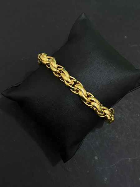 *pulseira masculina de aço inoxidável