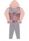 Conjunto Moletom Gatinho