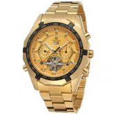 Relógio De Luxo Dourado P/ Homens Elegantes