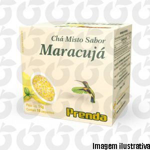 Chá de Maracujá Sachê 14 Gramas 10 Unidades Prenda