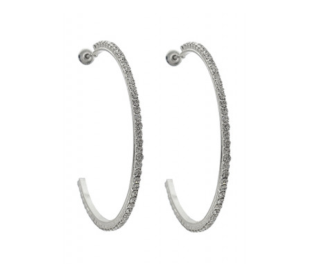Argola Pequena Com Strass