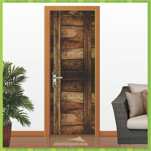 Adesivo Porta Porta de Madeira Rústica Criativo 010 Aparador Com Espelho Para Sala De Jantar ~ Adesivo Porta Porta de Madeira Rústica Criativo 010