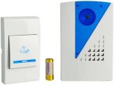 Campainha Residencial Eletrônica Sem Fio Wireless Longo Alcance 32 Toques Resistente