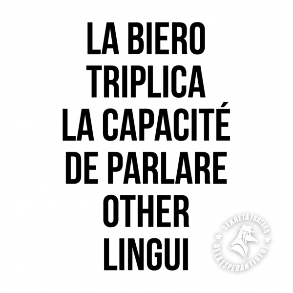 Promocia T-ĉemizo - Biero