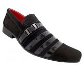 Sapato Social HiperFlex Couro Nobuck e Verniz MOD:12761 [Original]