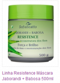 Linha Resistence Máscara Capilar Jaborandi+babosa