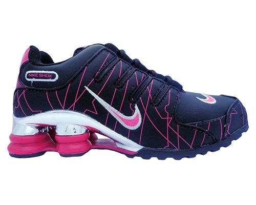 Tênis Nike Shox NZ Preto e Rosa MOD:11013
