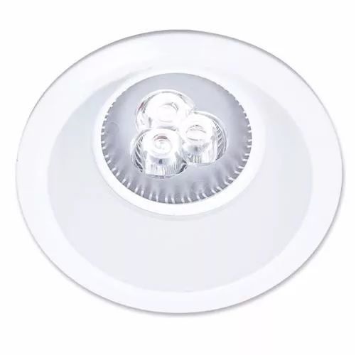 Spot Redondo Embutir Branco 3W