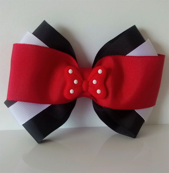 Laço Triplo Sobreposto Minnie