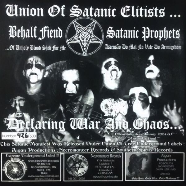 BEHALF FIEND - SATANIC PROPHETS Split Ep 7