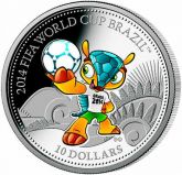 Moeda Comemorativa Fuleco Colorido