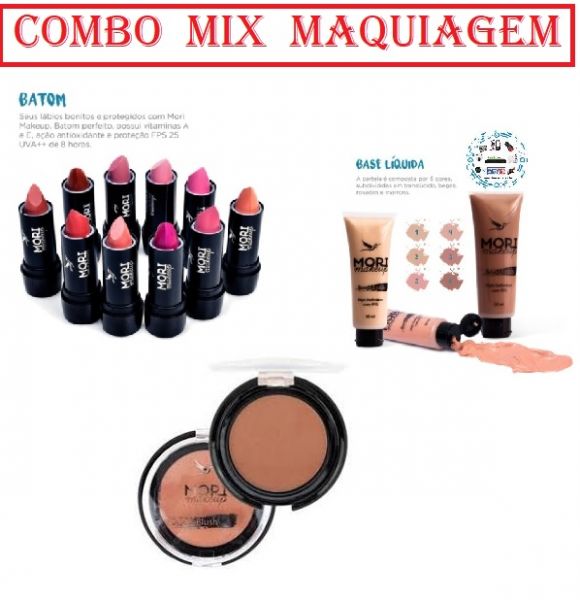 Combo Mix Maquiagem Mori