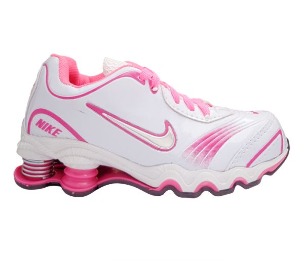 Tênis Infantil Nike Shox Turbo Branco e Rosa MOD:11490
