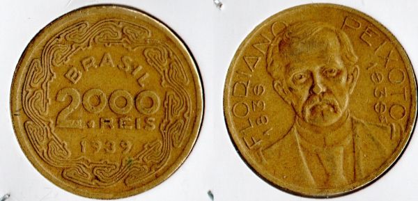 V177-1 - 2$000 1939 - Tiragem BAIXA 5.0487.00