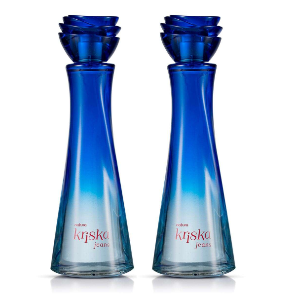 Kit Kriska Jeans  colônia feminino - 2x100 ml