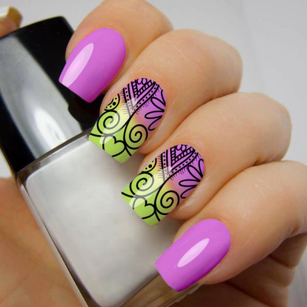 Películas e Adesivos para Unhas Mod. Variante de Cores Cód.V-091