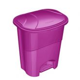 REF.484- LIXEIRA C/PEDAL 40 LITROS - CORES SORTIDAS