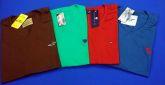 Camisetas na malha penteada extra. Várias marcas, cores e modelos.