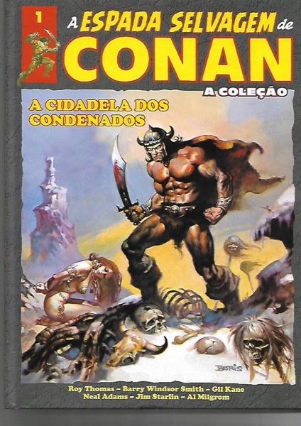 A Espada Selvagem de Conan 1 a Cidadela dos Condenados (capa Dura) Roy Thomas & Barry Windsor Smith
