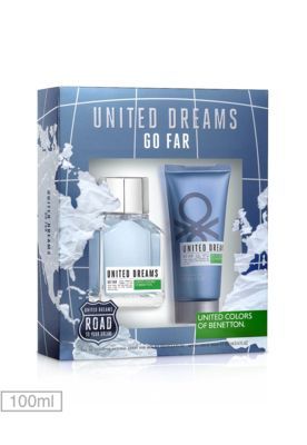 BENETTON GO FAR KIT EDT MASC 100ML + AFTER COD 867452