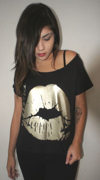 Tshirt mullet Kiss Me