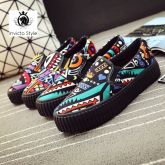 SAPATOS ESTAMPADOS RETRÔ