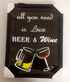 Quadro Porta Tampinhas