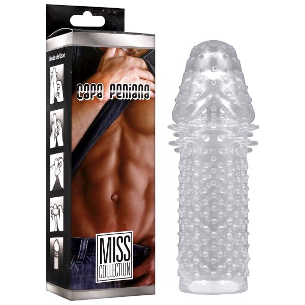 CAPA EXTENSORA PENIANA COM ESTIMULADOR