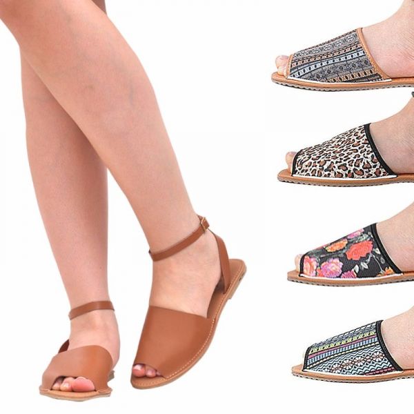 Sandalia Avarca Feminina Rasteira