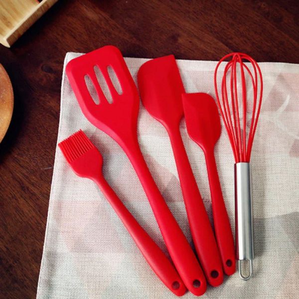 Kit 5 Utensílios de Silicone