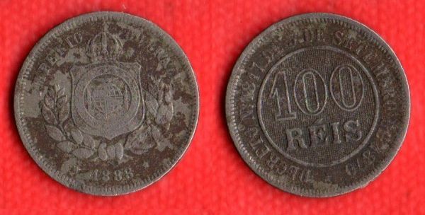 V030-5 - 100 RÉIS 1888