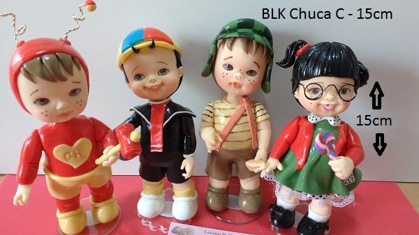Kit Boneca Chuca - corpo bipartido, braços e rosto