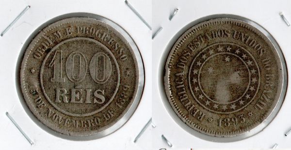 037-3 - 100 Réis 1893 - T iragem 3.589.000