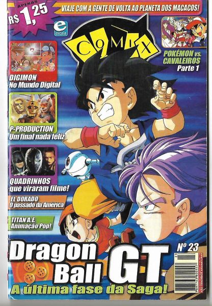 Revista Comix 23 Dragon Ball GT - Editora Escala