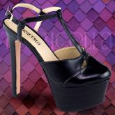 2-SANDÁLIA MEIA PATA GUCCI ANGEL PRETA TORRICELLA