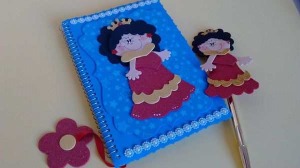 CADERNO PRINCESA