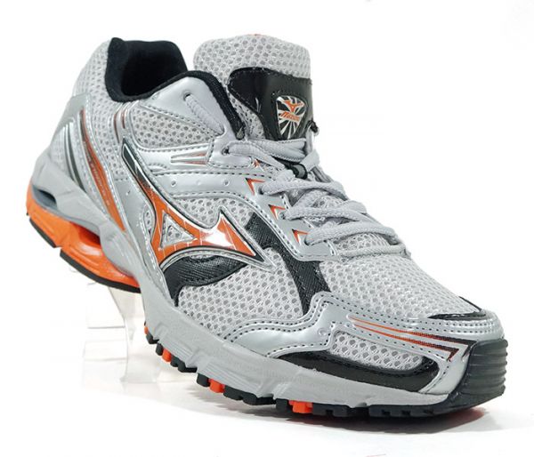 Tênis Mizuno Wave Inspire 6 Prata e Laranja