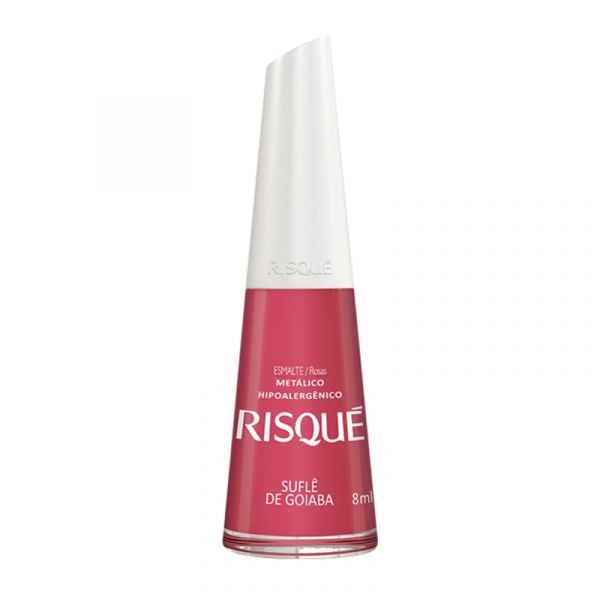 Esmalte Risqué Metálico 8 ml Suflê de Goiaba