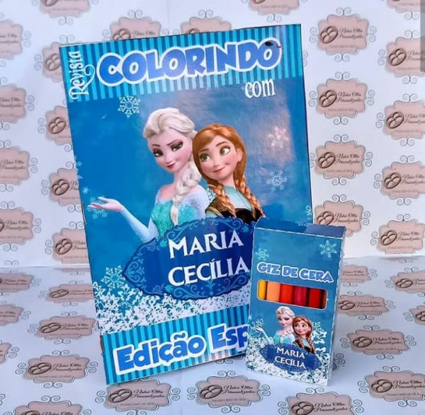 Kit para colorir Frozen