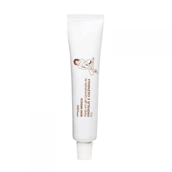 3421 BOM MÉDICO - PASTA EM GEL CONCENTRADA COM PRÓPOLIS E CALÊNDULA - 30 G