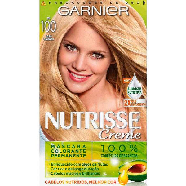 Tintura Nutrisse 100 Louro Claríssimo