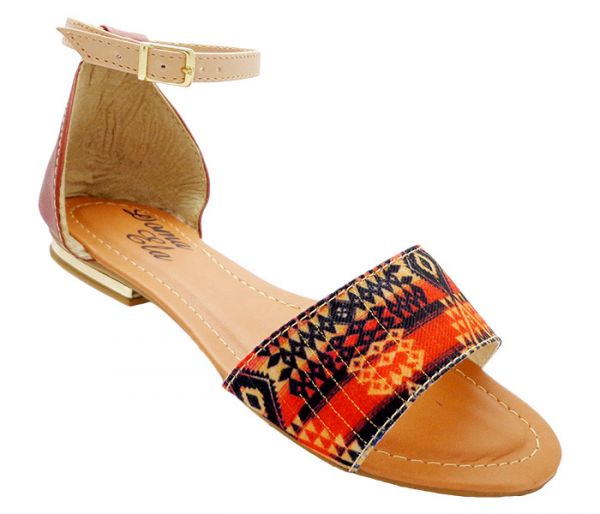 Sandálias Doma Ela Tribal Castor