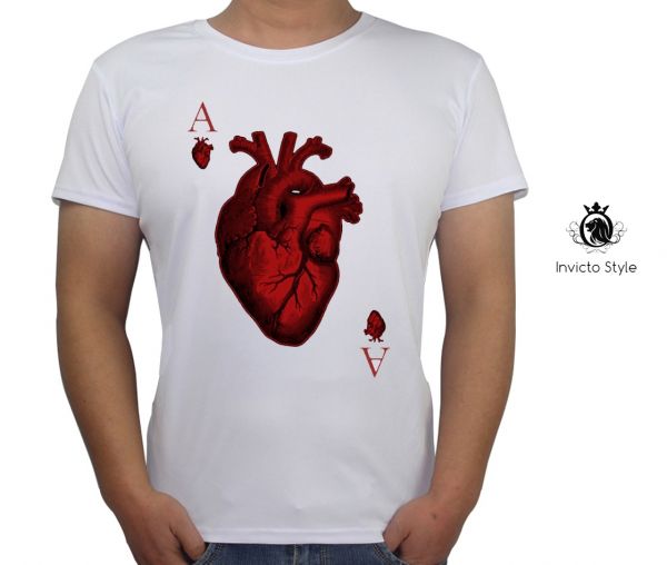 Camisas do Projeto Do Coração de Poker