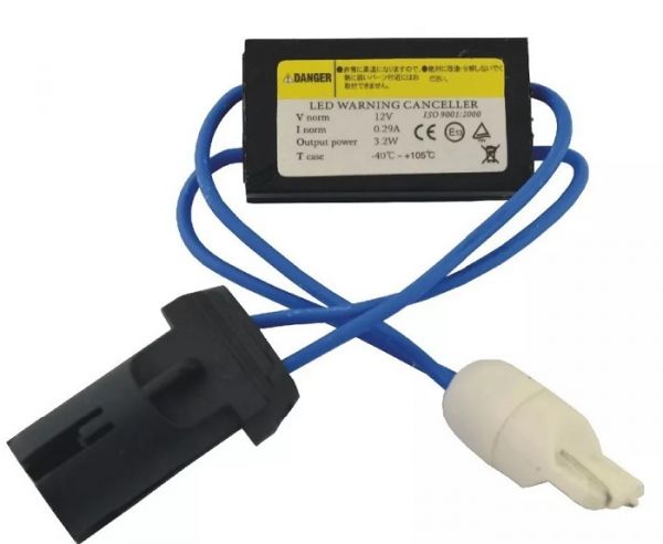 Resistor Canbus Canceller Soquete T10 5w Para Led Pingo