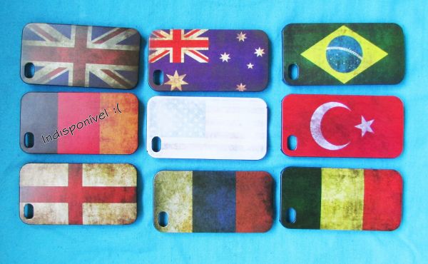 Cases para iPhone 4/4s - Bandeiras