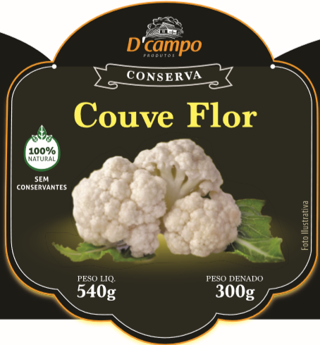 COUVE FLOR EM CONSERVA