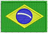 banderia do brasil - pequena para manga