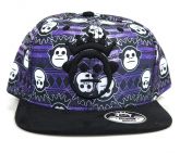 Boné Aba Reta Kings Sneakers Preto e Roxo