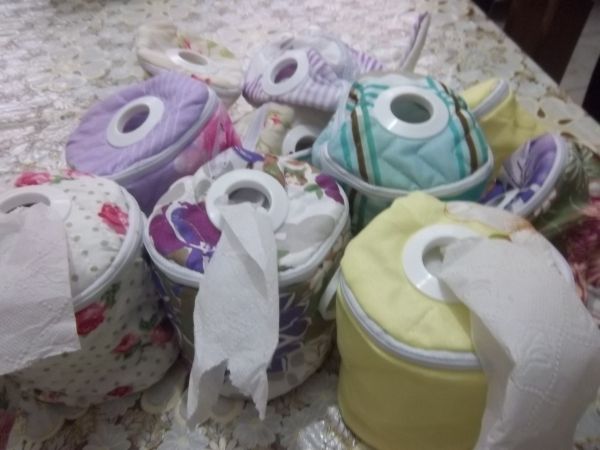 porta papel higiênico para carro