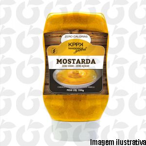 Molho Mostarda Gourmet Zero Sódio 350 Gramas Keeppack
